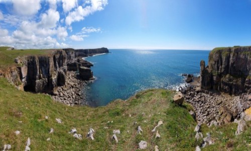 Zdjcie WALIA / Park Narodowy Pembrokeshire Coast. / hrabstwo Pombrokeshire. / Pembrokeshire - panorama.