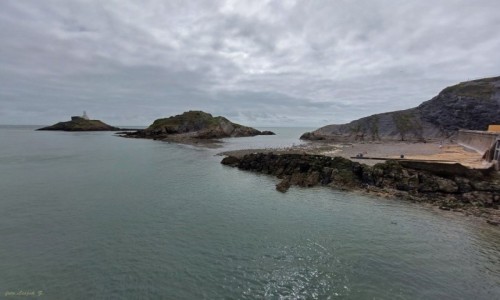 Zdj�cie WALIA /  Zachodni kraniec zatoki Swansea. / Mumbles. / Latarnia morska w Mumbles.