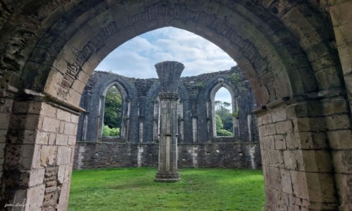 Zdjcie WALIA / Hrabstwo Neath Port Talbot. / Port Talbot. / Ruiny kocioa - Opactwo Margam.