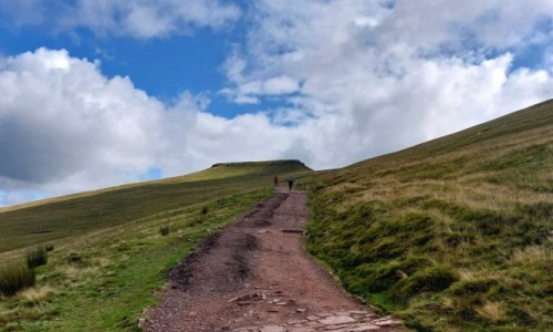 Zdjcie WALIA / Brecon Beacons National Park. / Szlak na Pen y Fan. / Na horyzoncie 
