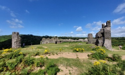 Zdjęcie WALIA / Półwysep Gower. / Parkmill. / Ruiny zamku Pennard.