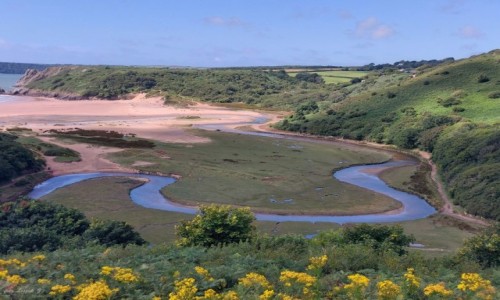 Zdjęcie WALIA / Półwysep Gower. / Parkmill. / Zatoka