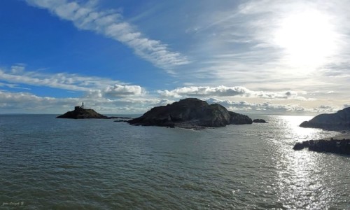 Zdjcie WALIA / Swansea. / Swansea Bay. / Swansea - latarnia morska.