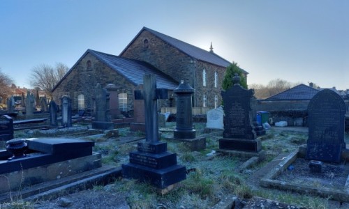 Zdj�cie WALIA / Llansamlet. / Swansea. / Cmentarz przy kaplicy Bethel.