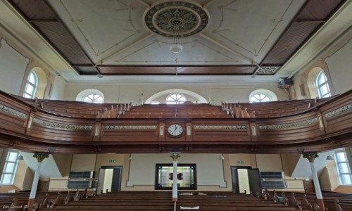 Zdjcie WALIA / Swansea. / Swansea - Lansamlet. / Kaplica Bethel - wntrze.