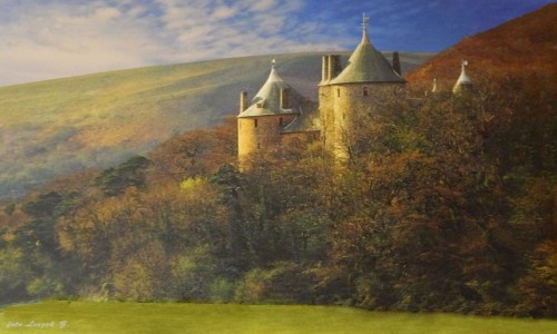 Zdjecie WALIA / Okolice Cardiff. / Tongwynlais / Zamek Coch z autostrady.