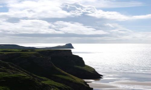 Zdjęcie WALIA / Gower Peninsula / Rhossili / Urwisko