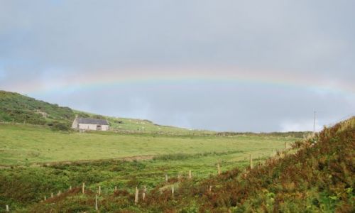 Zdjęcie WALIA / Gower Peninsula / Rhossili / Tęcza