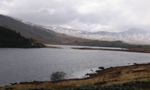 Zdjecie WALIA / Snowdonia / jezioro iiyod lake / zmierzajac do szczytu