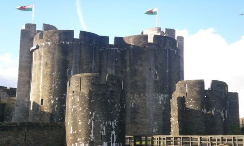 Zdjęcie WALIA / - / Okolice Cardiff / Zamek Caerphilly