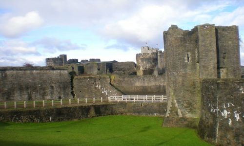 Zdjęcie WALIA / - / Okolice Cardiff / Zamek Caerphilly