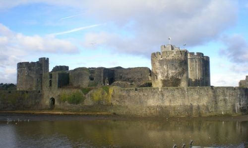 Zdjęcie WALIA / - / Okolice Cardiff / Zamek Caerphilly