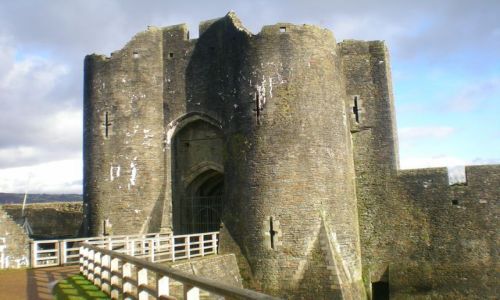 Zdjęcie WALIA / - / Okolice Cardiff / Zamek Caerphilly