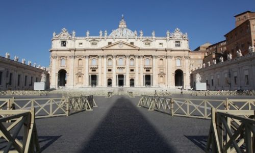 Zdjęcie WATYKAN / Lacjum / Plac Św. Piotra / O poranku