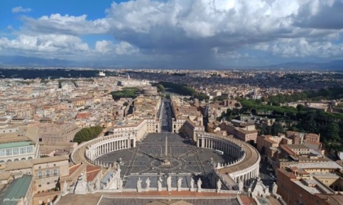 Zdjęcie WATYKAN / Rzym. / Watykan. / Z kopuły Bazyliki św. Piotra.
