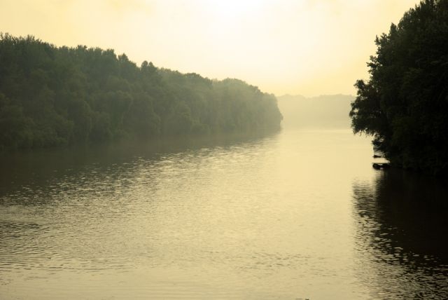 Zdjęcia: Widok z mostu w Tokaju, Tokaj, Tokaj, WĘGRY Zdjęcia: Widok z mostu w Tokaju, Tokaj, Tokaj, WĘGRY