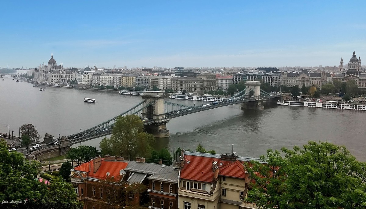 Zdjęcia: Góra Gellerta., Budapeszt., Budapeszt z Góry Gellerta., WĘGRY Zdjęcia: Góra Gellerta., Budapeszt., Budapeszt z Góry Gellerta., WĘGRY