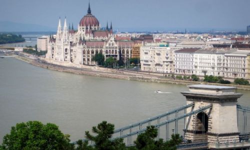Zdjecie WGRY / budapeszt  / Budapeszt / Widok na Parlament w Budapeszcie 