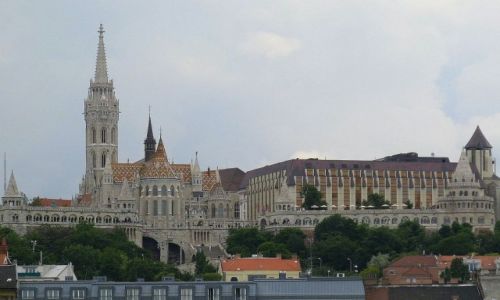 Zdjecie WGRY / Budapeszt / widok z pesztenskiego brzegu na Kosc.Sw.Macieja / Zaproszenie do Budy..