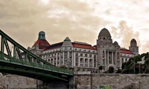 Zdjcie WGRY / - / Budapeszt / Hotel Gellert i fragment Mostu Wolnoci.