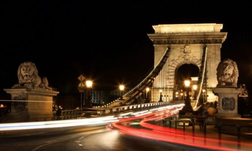 Zdjęcie WĘGRY / Budapeszt / Most Lancuchowy / Budapeszt nocą (1)