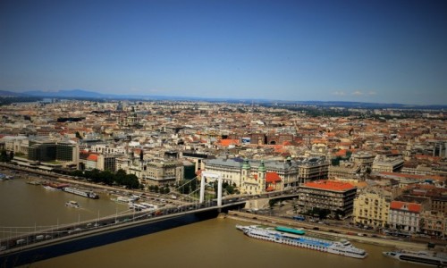 Zdjecie WĘGRY / Budapeszt / Góra Gellerta / Widok na Budapeszt z Góry Gellerta