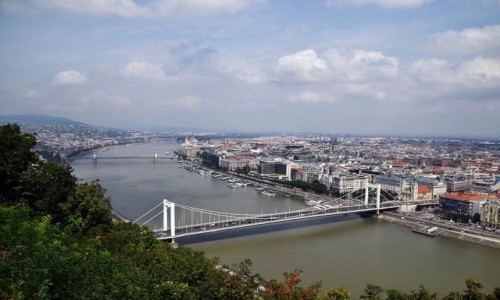 WĘGRY / Budapeszt / Budapeszt / Budapeszt z wzgórza Gellerta