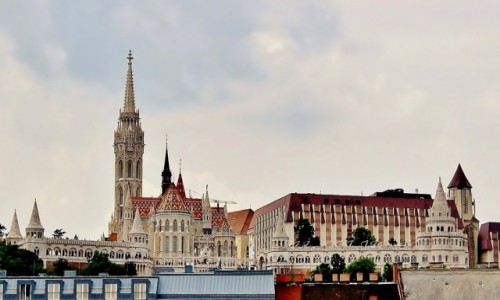 Zdjcie WGRY / komitat Budapeszt / Budapeszt / Baszta Rybacka i koci w.Macieja