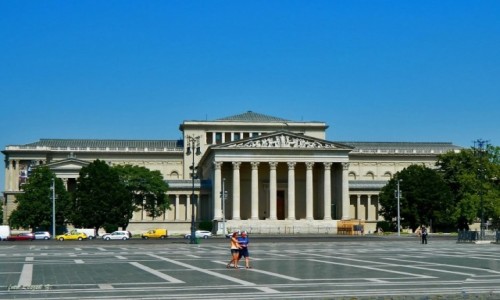 Zdj�cie W�GRY / Budapeszt. / Plac Bohater�w. / Muzeum sztuk pi�knych.