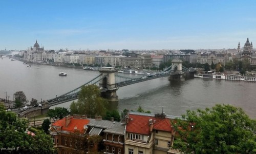 Zdj�cie W�GRY / Budapeszt. / G�ra Gellerta. / Budapeszt z G�ry Gellerta.