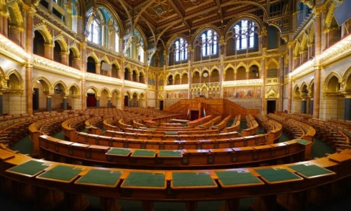 Zdjcie WGRY / Budapeszt / . / Parlament, sala obrad