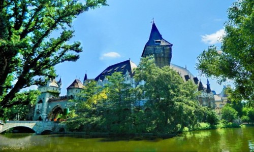 Zdjcie WGRY / Budapeszt. / Park Miejski. / Zamek Vajdahunyad.