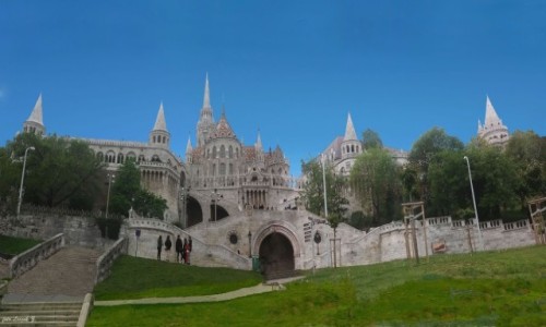 Zdj�cie W�GRY / Budapeszt. / Budapeszt. / Panorama - Baszta Rybacka.