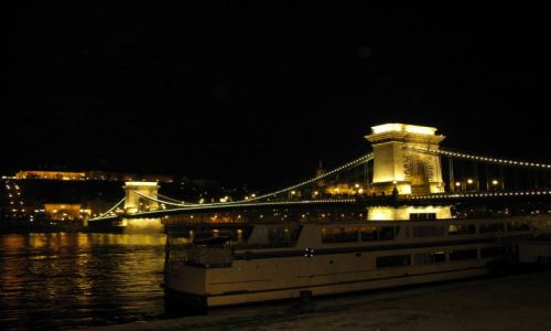 Zdjecie WGRY / Budapeszt / Most Elbiety / Most Elbiety noc