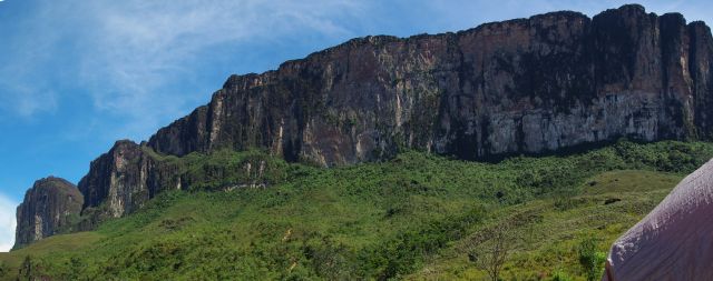 Zdjęcia: Roraima, Bolivar, ściana i rampa z Base Camp, WENEZUELA Zdjęcia: Roraima, Bolivar, ściana i rampa z Base Camp, WENEZUELA