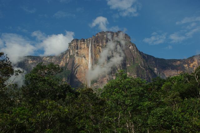 Zdjęcia: Canaima, Bolivar, salto angel o wschodzie, WENEZUELA Zdjęcia: Canaima, Bolivar, salto angel o wschodzie, WENEZUELA