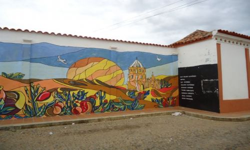 Zdjecie WENEZUELA / Falcon / Coro / Mural niepolityczny
