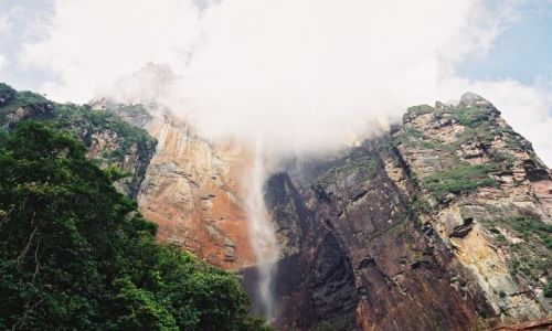 Zdjecie WENEZUELA / - / Park Narodowy Canaima / Wodospad Salto Angel (979m)