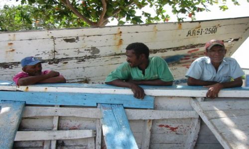 Zdj�cie WENEZUELA / --- / Guiria / rybacy