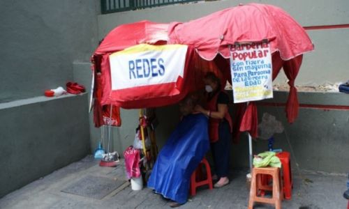 Zdjecie WENEZUELA / - / Caracas / Fryzjer;]
