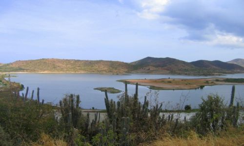 Zdjecie WENEZUELA / Isla Margarita / Laguna las Maritas / Zielona laguna