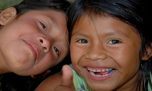 Zdjęcie WENEZUELA / Gran Sabana / wioska San Francisco / radosc jest zawsze taka sama