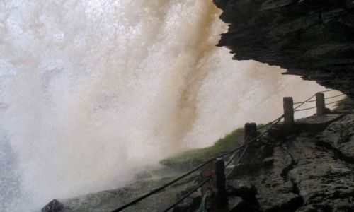 Zdjecie WENEZUELA / Gran Sabana / Canaima National Park / z drugiej strony wodospadu