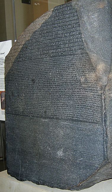 Zdjęcia: British Museum, -Londyn, Kamień z Rosetty, WIELKA BRYTANIA Zdjęcia: British Museum, -Londyn, Kamień z Rosetty, WIELKA BRYTANIA