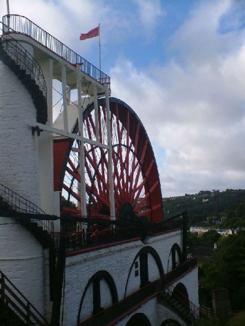 Zdjęcia: Laxey, Wyspa Man, Laxey Wheel, WIELKA BRYTANIA Zdjęcia: Laxey, Wyspa Man, Laxey Wheel, WIELKA BRYTANIA