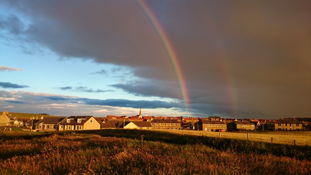 Zdjęcia: Portsoy, Scotland, tęcza, WIELKA BRYTANIA Zdjęcia: Portsoy, Scotland, tęcza, WIELKA BRYTANIA