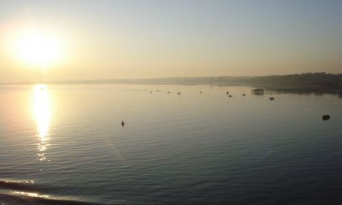 Zdjęcie WIELKA BRYTANIA / - / Harwich port / Zachod slonca w Harwich