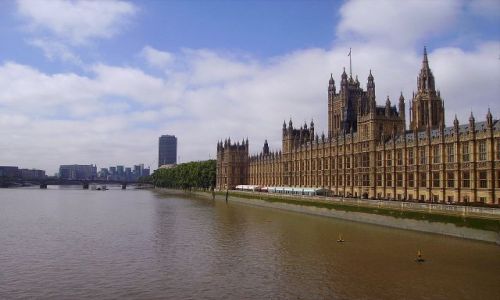 Zdjęcie WIELKA BRYTANIA / Londyn / Westminster Bridge / Budynek Parlamentu - widok z mostu