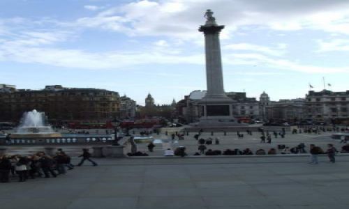 Zdjecie WIELKA BRYTANIA / brak / Londyn / Pomnik Admirała Nelsona na Trafalgar Square
