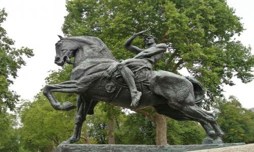 Zdjęcie WIELKA BRYTANIA / Londyn / Kensigton Gardens / Jeżdziec